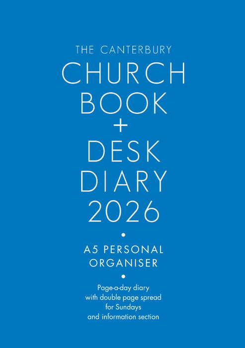 Canterbury Church Book and Desk Diary 2026 A5 Edition