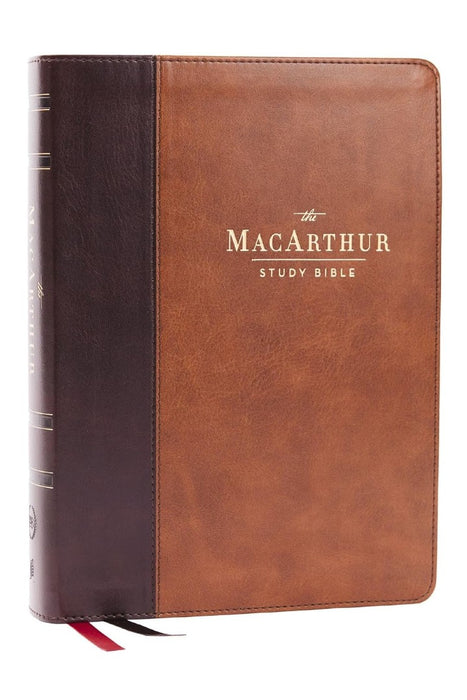 LSB Macarthur Study Bible 2nd Edition, Brown, Indexed