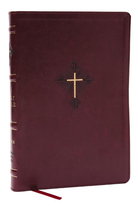 RSV2CE Thinline Large Print Catholic Bible, Crimson