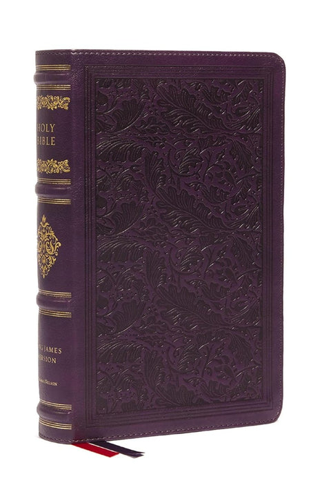 KJV Large Print Reference Bible, Purple Leathersoft