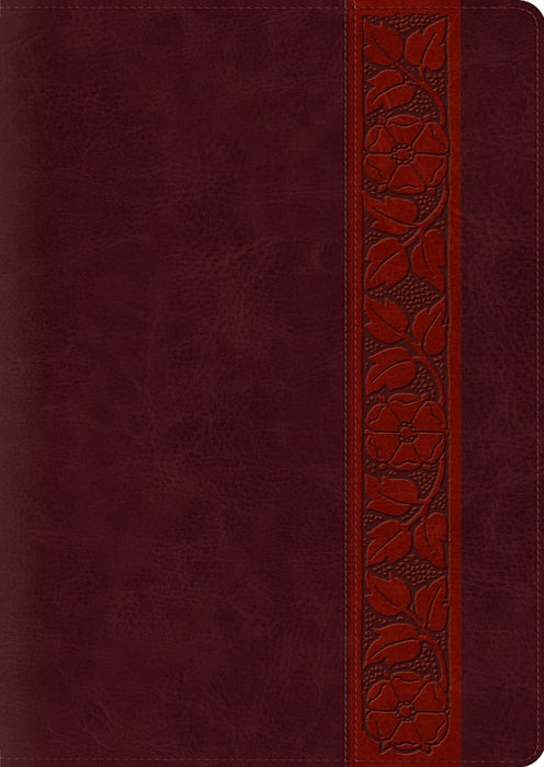 ESV Study Bible, Large Print, Trutone, Mahogany