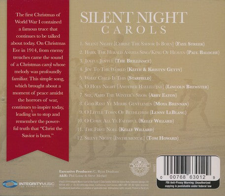 Silent Night Carols CD