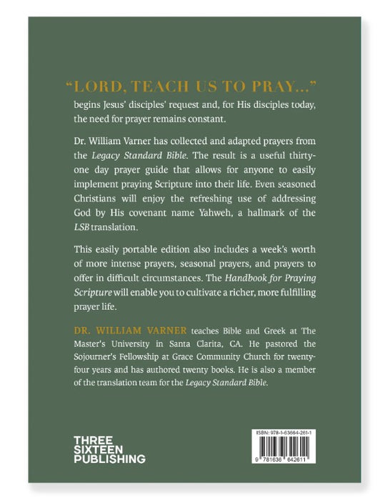 Handbook for Praying Scripture