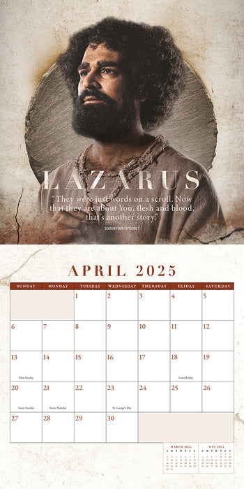 The Chosen 2025 Wall Calendar (UK Edition)