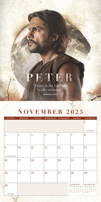 The Chosen 2025 Wall Calendar (UK Edition)