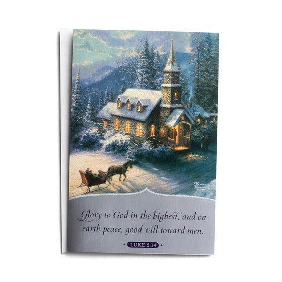 Christmas Boxed Cards: Thomas Kinkade - Glory To God (18)