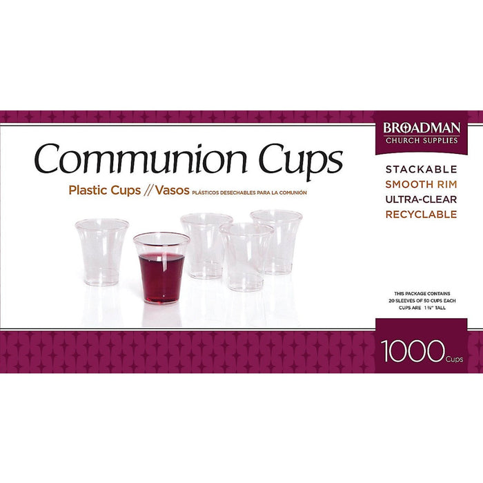 Plastic Communion Cups- Box of 1000