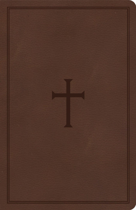 KJV Thinline Bible, Brown LeatherTouch