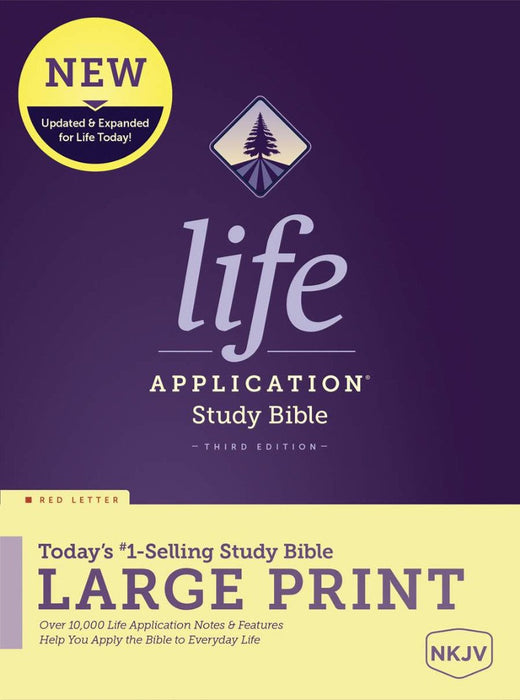 NKJV Life Application Study Bible Third Edition, Large Print