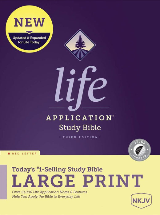 NKJV Life Application Study Bible Third Edition, Large Print