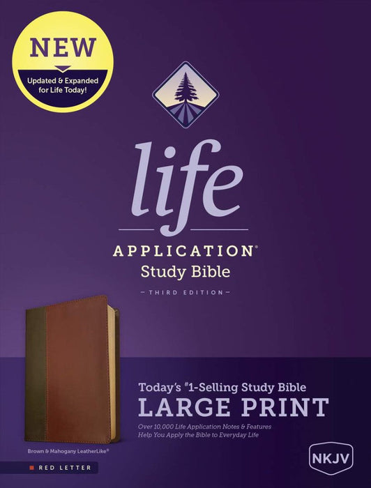 NKJV Life Application Study Bible Third Edition, Large Print