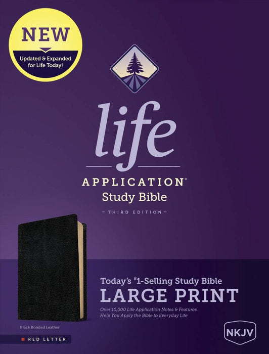 NKJV Life Application Study Bible Third Edition, Large Print