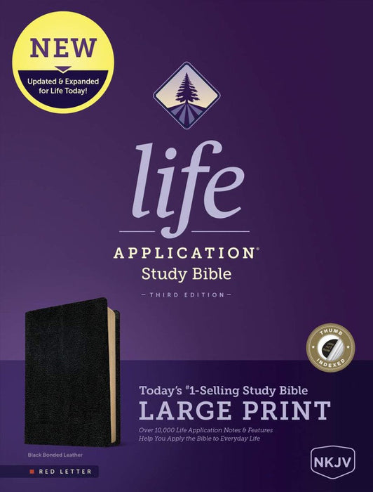 NKJV Life Application Study Bible Third Edition, Large Print