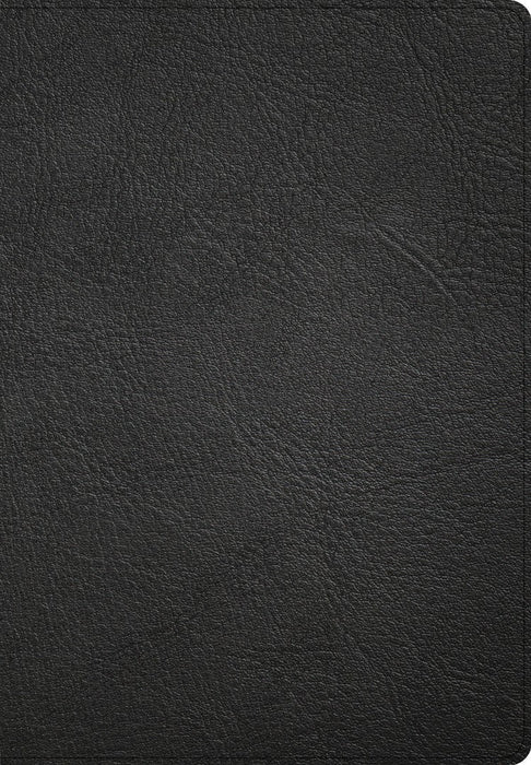 CSB Super Giant Print Reference Bible, Black Genuine Leather