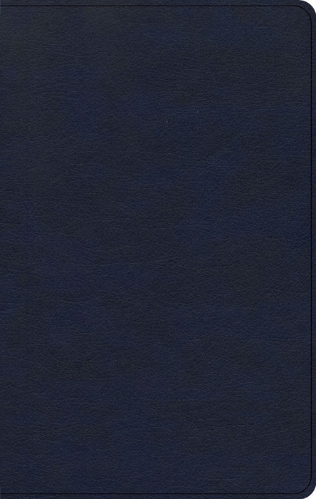 CSB Single-Column Personal Size Bible, Navy LeatherTouch