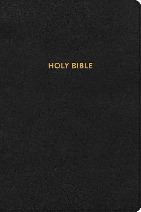 KJV Rainbow Study Bible, Black LeatherTouch, Indexed