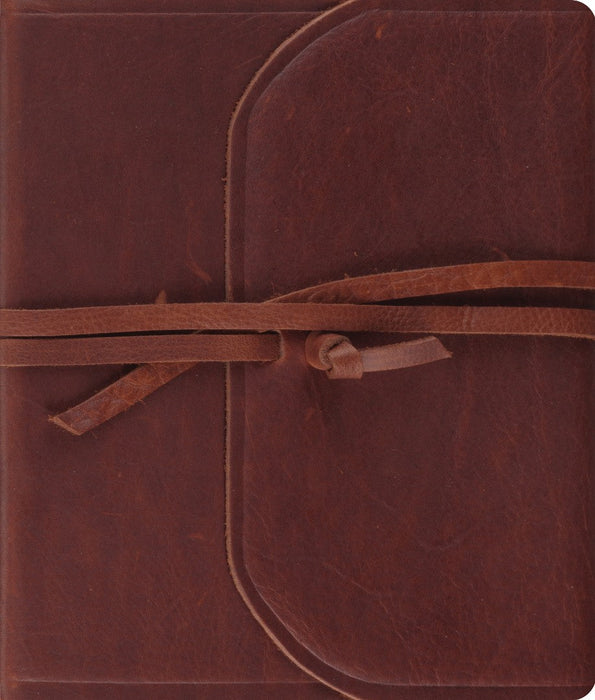 ESV Journaling Bible (Brown, Flap with Strap)