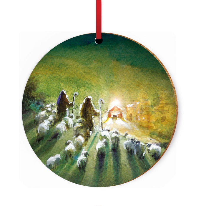 Shepherds Ceramic Hanging Decoration