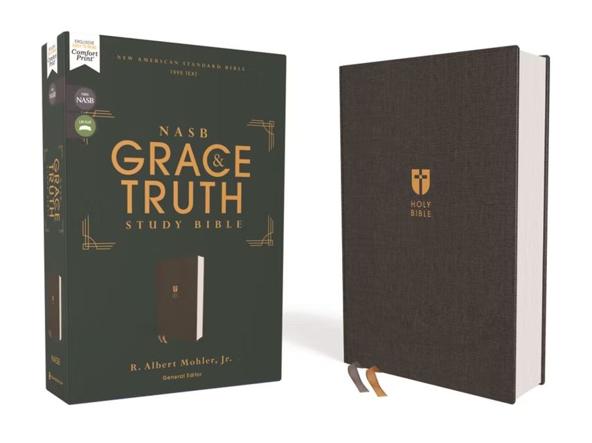 NASB, The Grace and Truth Study Bible, Gray