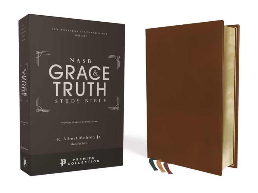 NASB, The Grace and Truth Study Bible, Brown