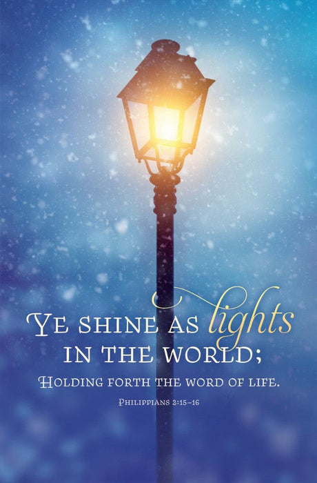 Ye Shine as Lights in the World Bulletin (pack of 100)