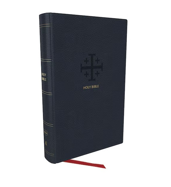 NKJV End-of-Verse Reference Bible Large Print, Blue, Indexed