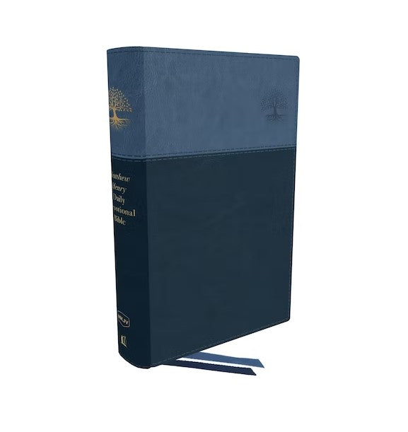 NKJV Matthew Henry Daily Devotional Bible, Blue