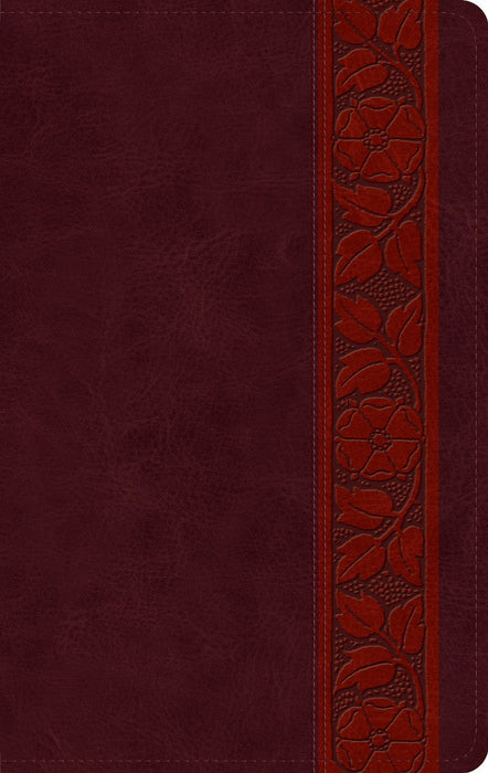 ESV Large Print Personal Size Bible, Mahogany