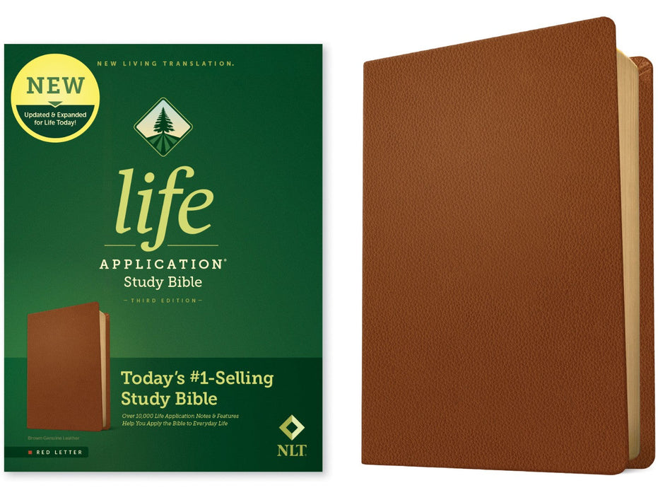 NLT Life Application Study Bible, Third Edition, Brown