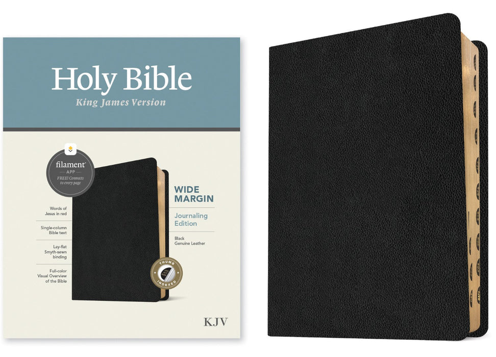 KJV Wide Margin Bible, Filament Enabled Edition, Black