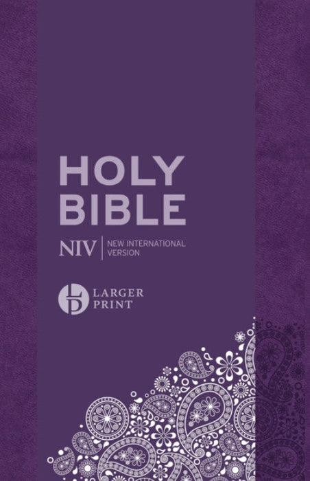 NIV Larger Print Personal Purple Soft-Tone Bible