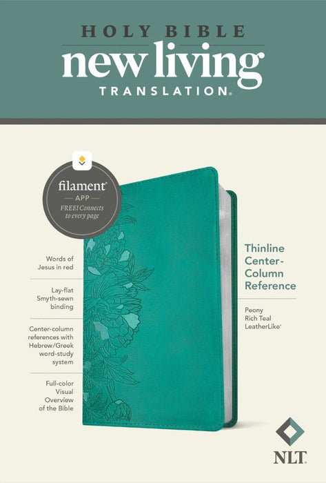 NLT Thinline Center-Column Reference Bible, Filament Edition