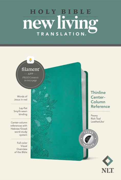 NLT Thinline Center-Column Reference Bible, Filament Edition