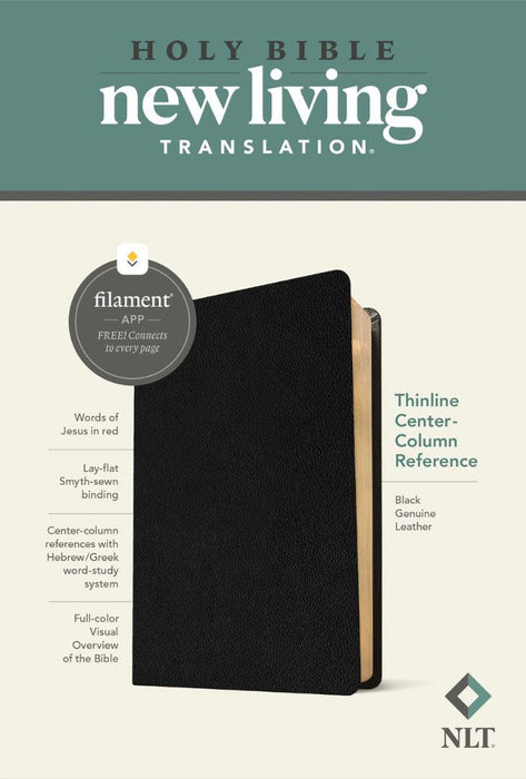 NLT Thinline Center-Column Reference Bible, Filament Edition