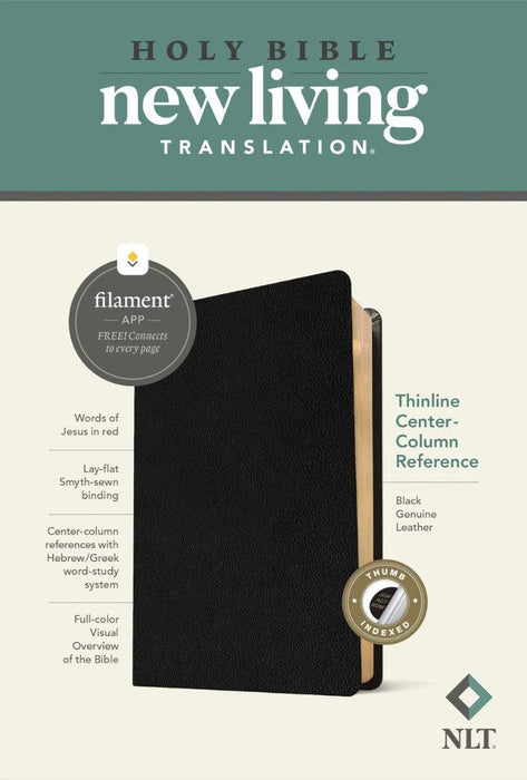 NLT Thinline Center-Column Reference Bible, Filament Edition