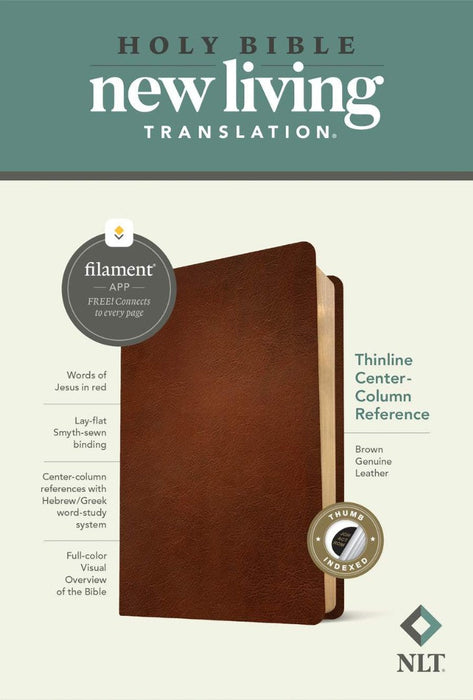 NLT Thinline Center-Column Reference Bible, Filament Edition