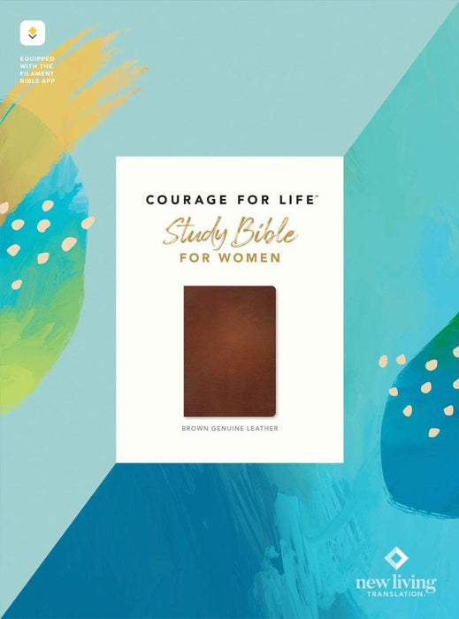 NLT Courage for Life Study Bible for Women, Filament Edition