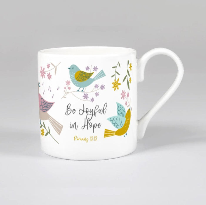 Joyful in Hope (Birds of Joy) Bone China Mug