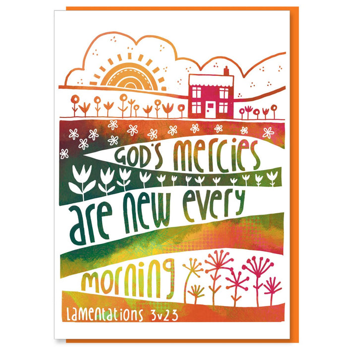 God’s Mercies Greetings Card