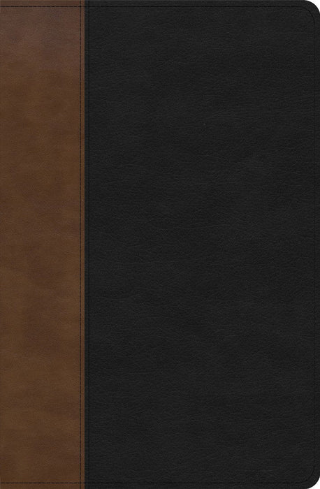 KJV Personal Size Giant Print Bible, Black/Brown