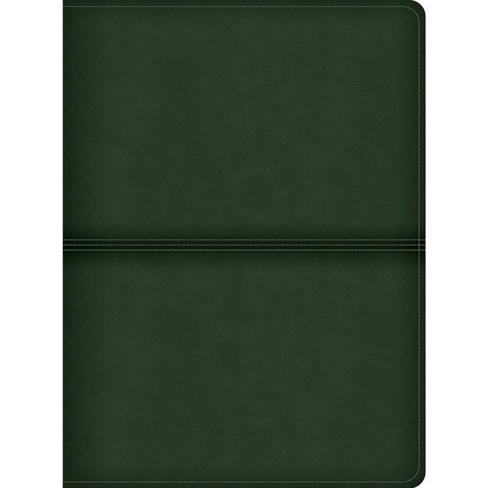 CSB Men's Daily Bible, Olive Leathertouch, Indexed