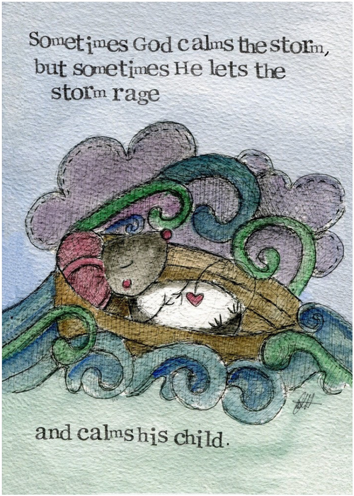 Encouragement Print the Storm Single Print