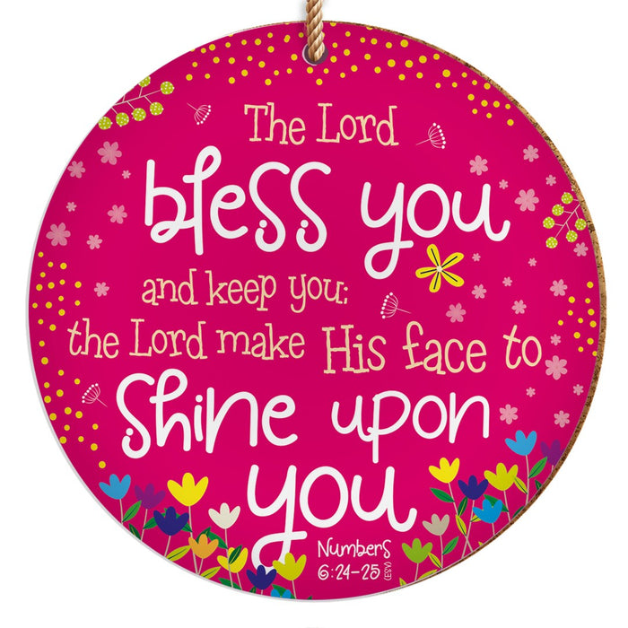 Bless You (Pink) Ceramic Hanging Decoration