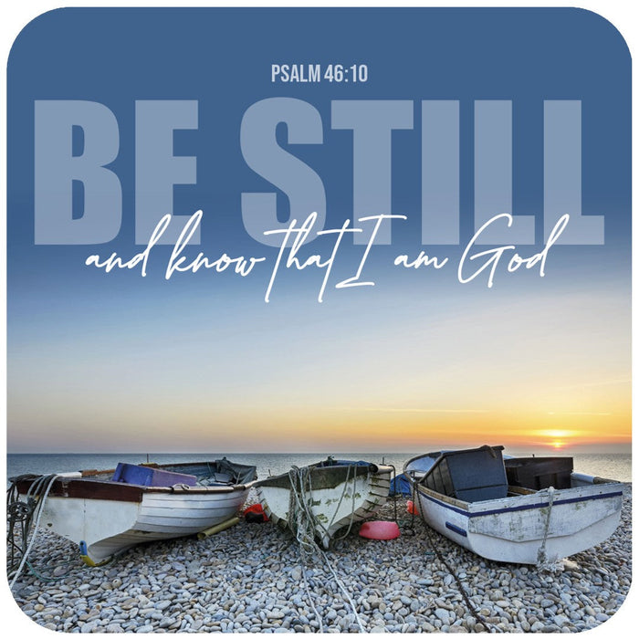 Be Still (Boats) Coaster