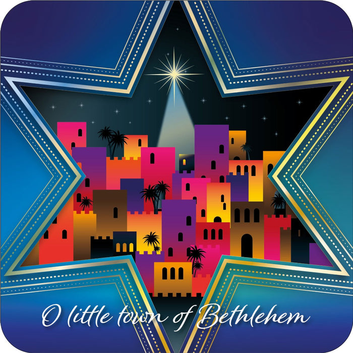 Star Of Bethlehem Christmas Coaster