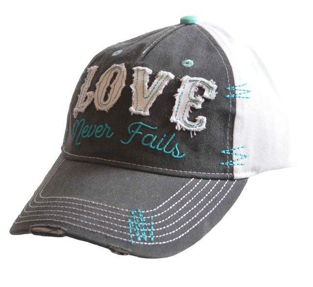 Cherished Girl Love Never Fails Women's Cap