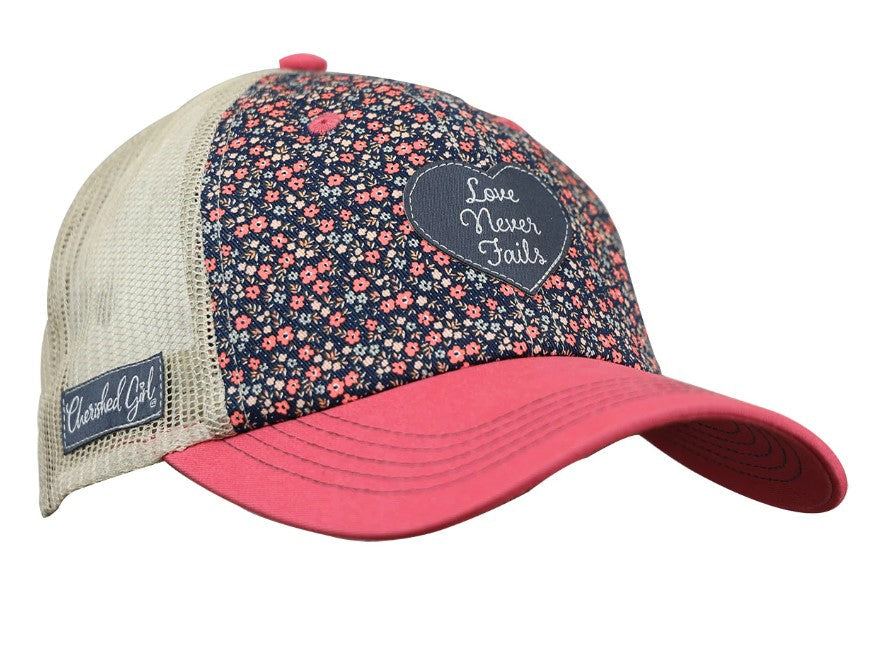 Cherished Girl Love Never Fails Women's Cap