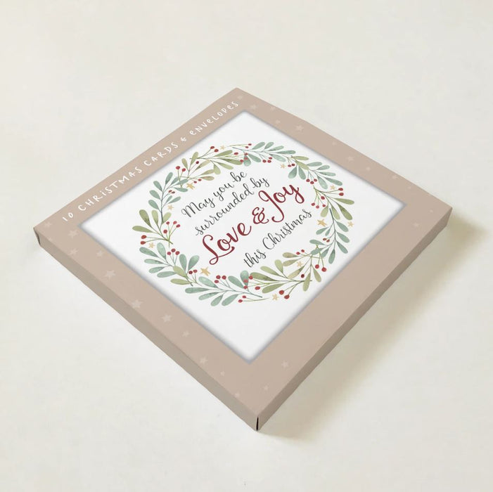 Love and Joy (2023) Christmas Cards - 10 Pack - Bio Cello