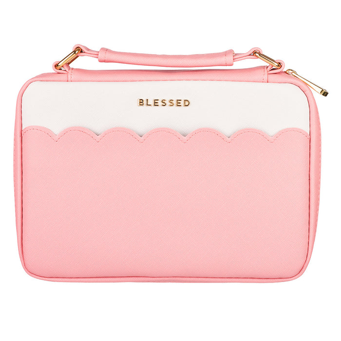 Blessed Pink Fashion Bible Case, Large