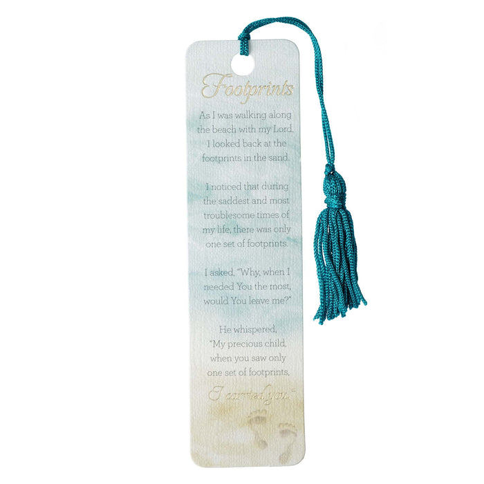 Footprints Tassel Bookmark